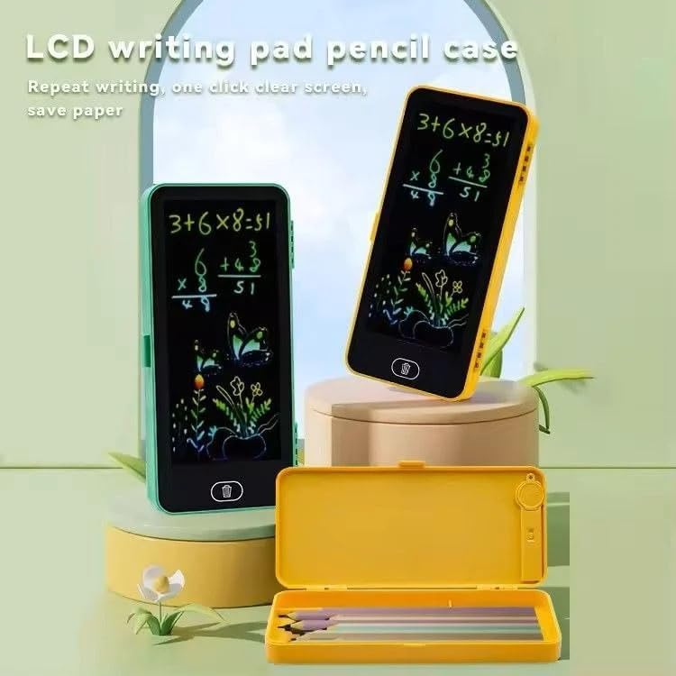 LCD Drawing Pencil Box for Kids