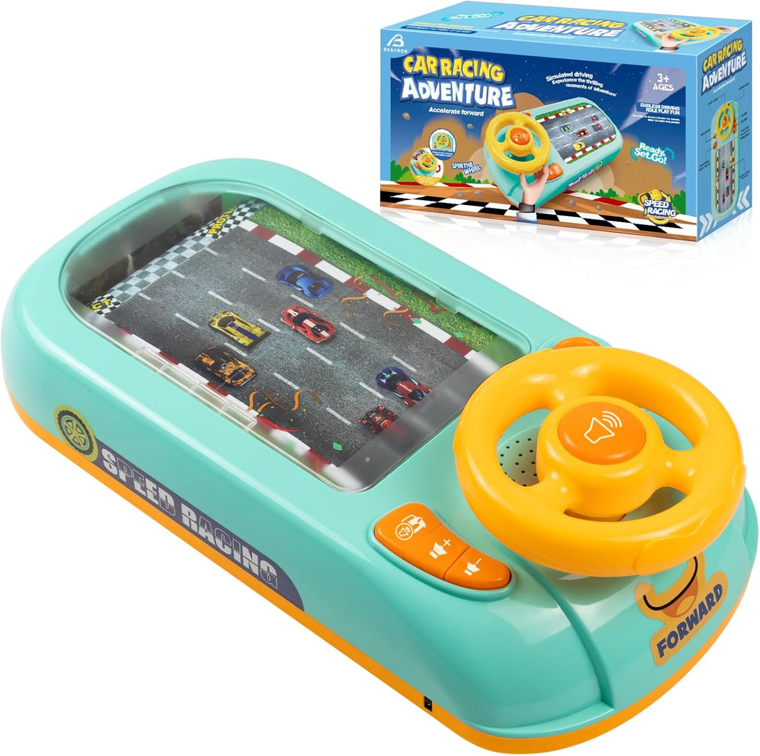 Interactive Musical Steering Wheel Toy for Kids – Driving & Racing Learning Game (Ages 3+)